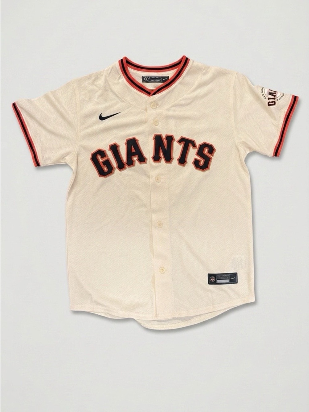 NWT Yastrzemski Nike Kids Cream San Francisco Giants Jersey - Youth Medium 10/12